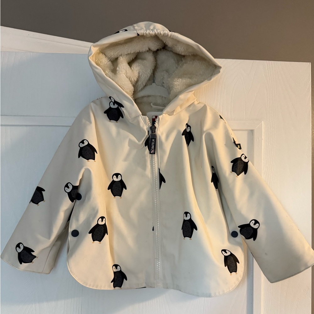 Batela Penguin Baby Rain Jacket
